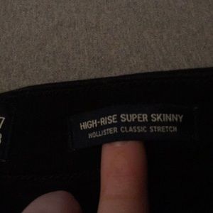 Hollister high rise super skinny jeans